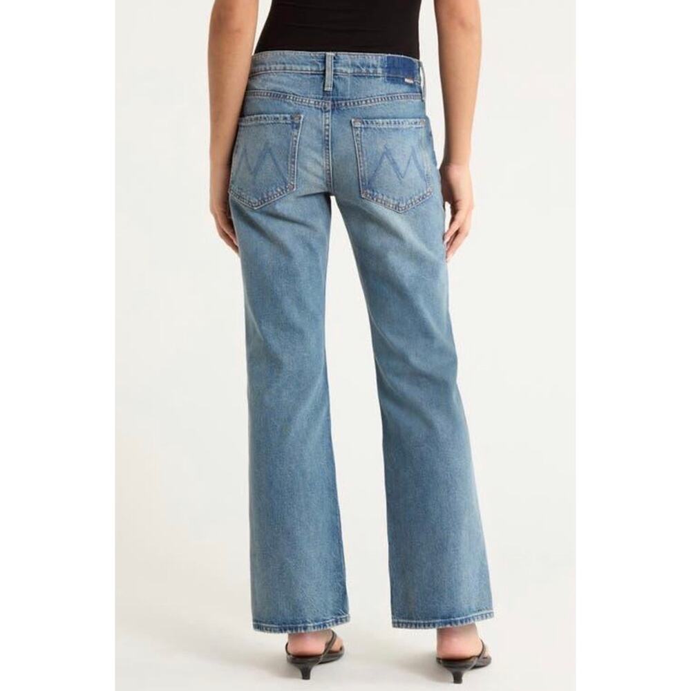 MOTHER Lil Reifler Straight Leg Jeans 33 Early Blue Medium Wash Denim 28.5 - Picture 15 of 16